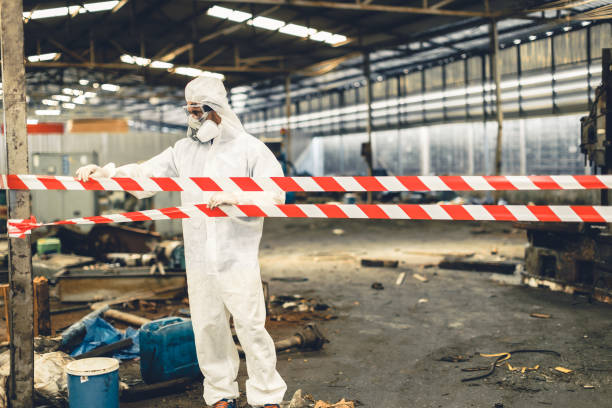 Professional Hoarding Cleanup technician working in Woods Cross, UT